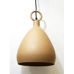 Lampa wisząca metalowa  Wabi Sabi z ozdobnym trzonem